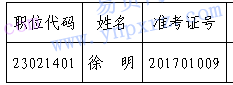 名单